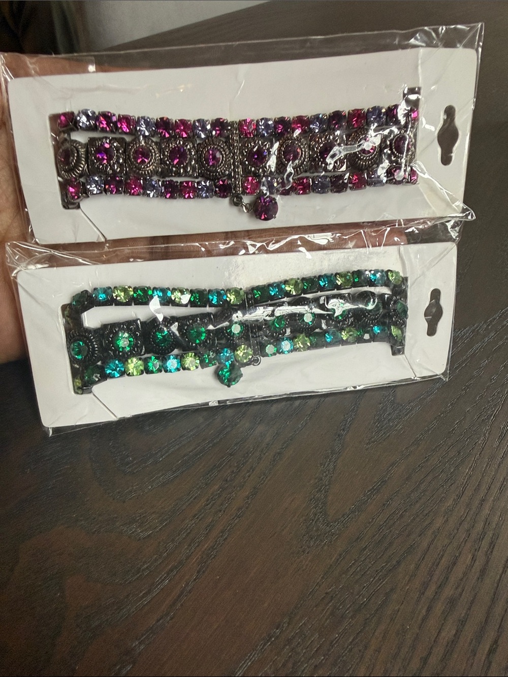 Crystal Multi-Row Bracelet - multiple